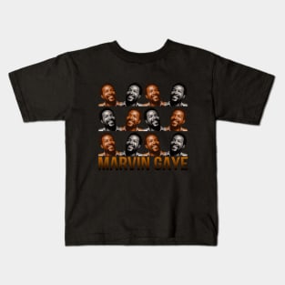 classic photo of Marvin Gaye Kids T-Shirt